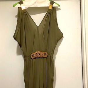 Green jumpsuit